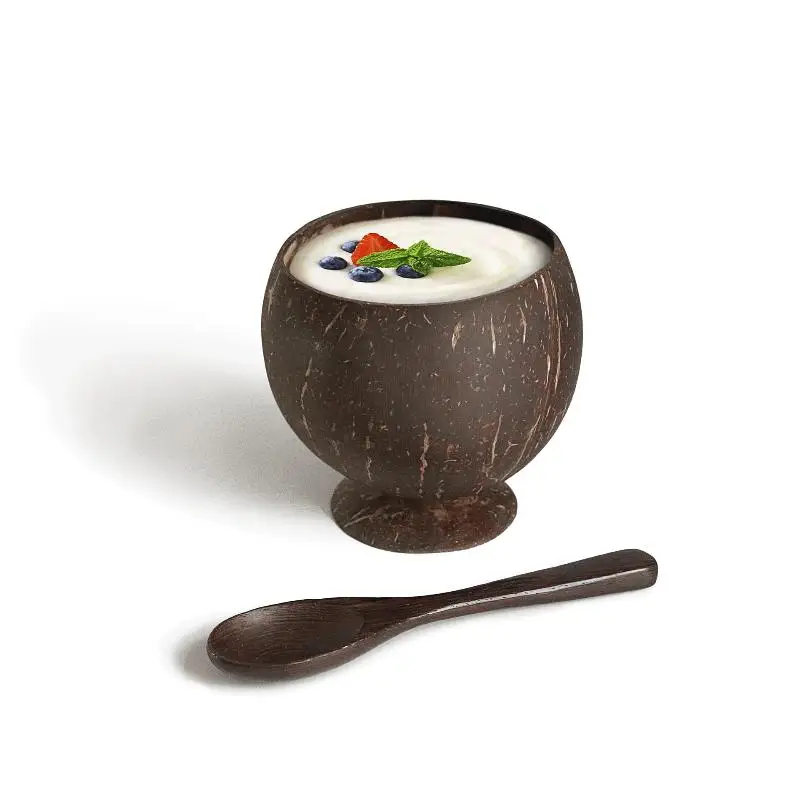 Handcrafted Natural Coconut Shell Cups Unique Party Favors for Hawaii Bachelorette Beach Gathering Supplies
