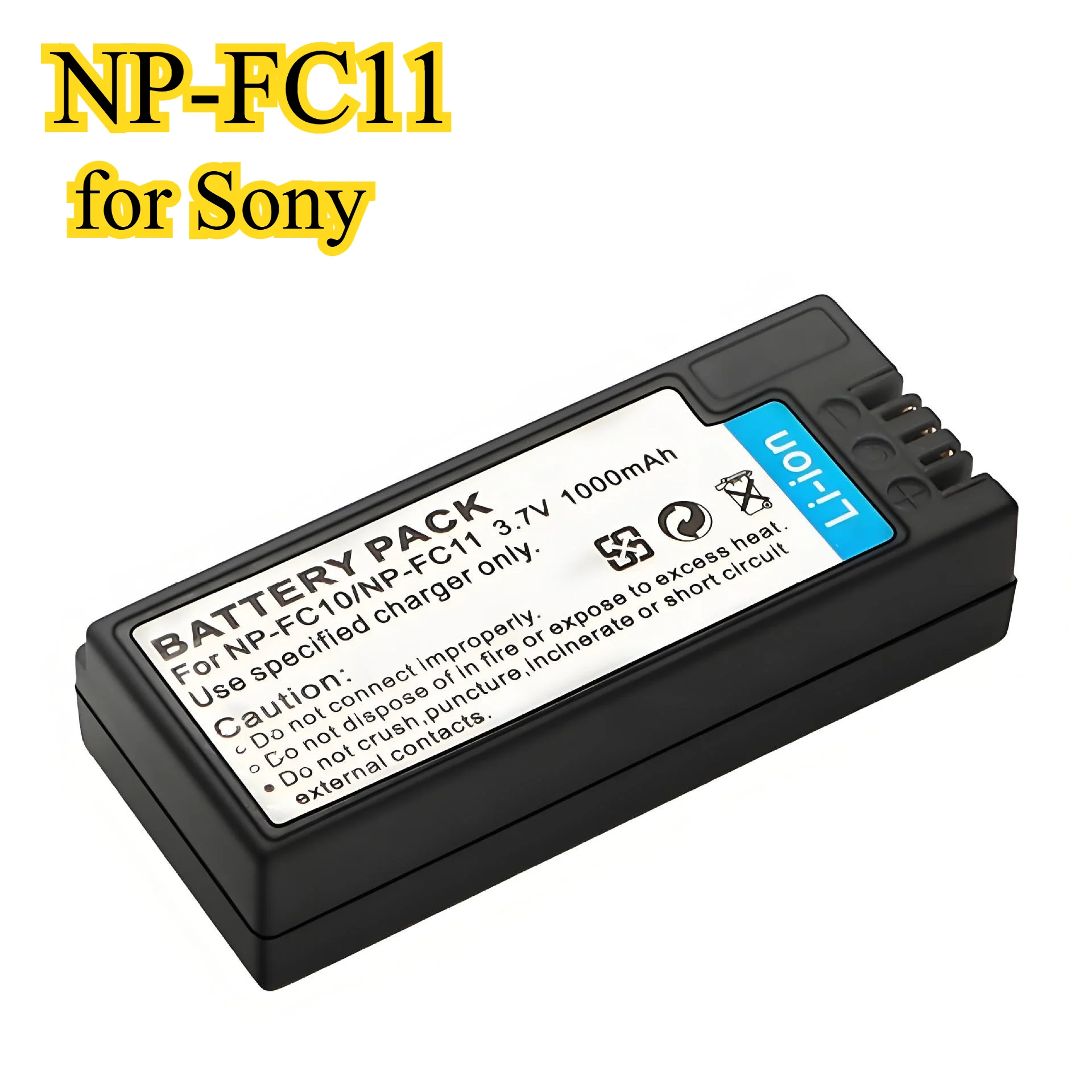 1000mAh NP-FC11 Camera Battery Suitable for Sony DSC-P2 P3 P5 P7 P8 P9 P10 P12 Phase Battery