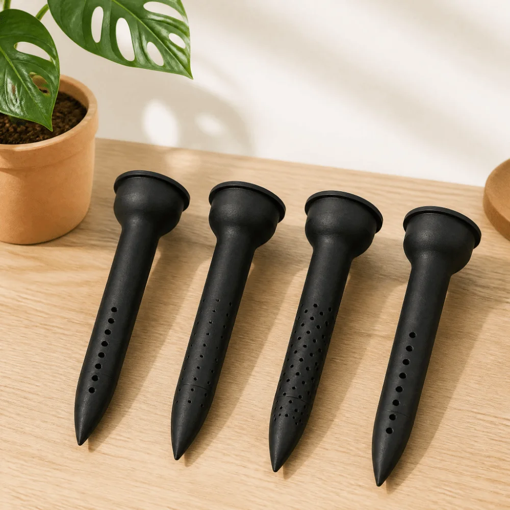 4pcs Automatic Plant Irrigation Funnel Wear-resistant Effort-saving Self Watering Spikes Handmade Uniform Seepage