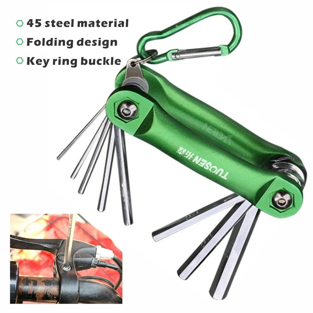 Klapp Tragbare Hex Schlüssel Metall Metric Chave Torx Allen Wrench set Hexagonal Hex Verkaufs-schraubendreher Allen Tasten Hand Werkzeug
