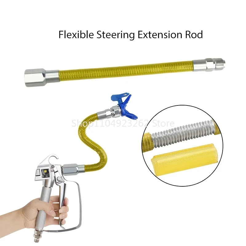 Flexible Spray Extension Bar 13.78 Wave Design Universal Gun Accessories Efficient Spray Tools