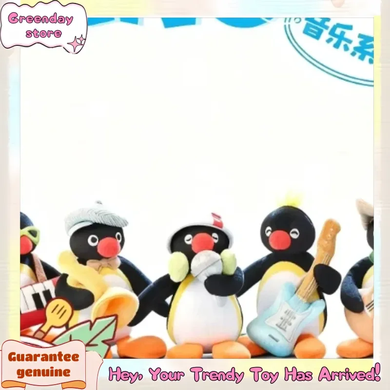 New Pingu Plush Keychains Music Series Toy Doll Bag Decoration Gift Penguin Animal Anime Peripheral Children Halloween Toys Gift