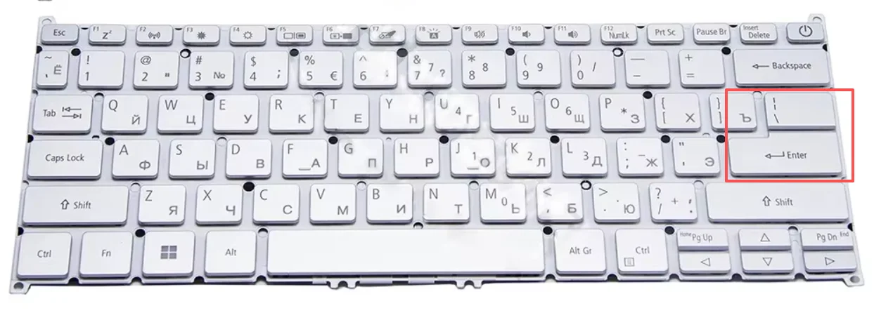 Teclado retroiluminado ruso para Acer Swift 3 SF314-54 SF314-54G SF314-54G-52L8 SF314-56G Swift 3 SF314-41 SF314-55 SF314-56 plateado