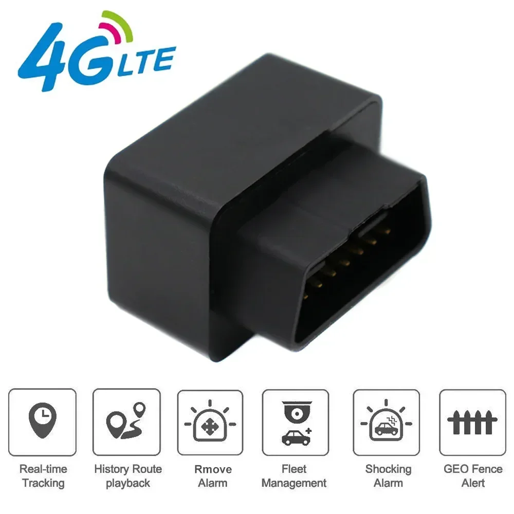 4G CY08 OBD-GPS Locator Vibration Alarm Unlimited Distance Global APP Car Inspection English Constant Battery LifeFor Google Map