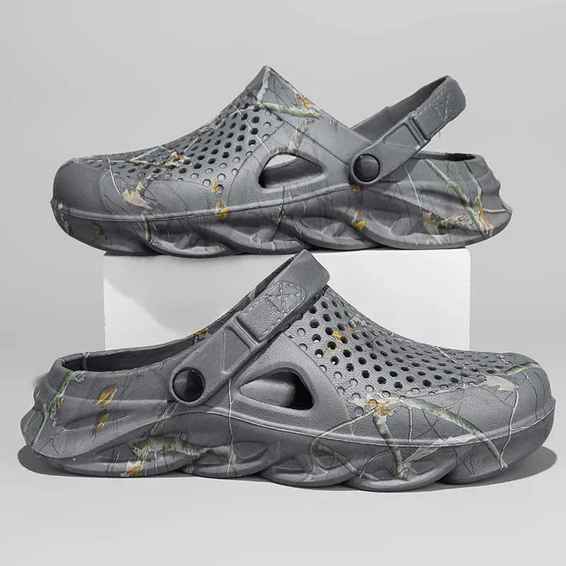 حجم كبير 46 47 الصيف الصنادل للرجال والنساء تنفس إيفا نعال شاطئ الرجال قباقيب الرجال الوجه يتخبط الراحة الرجال حذاء كاجوال #2