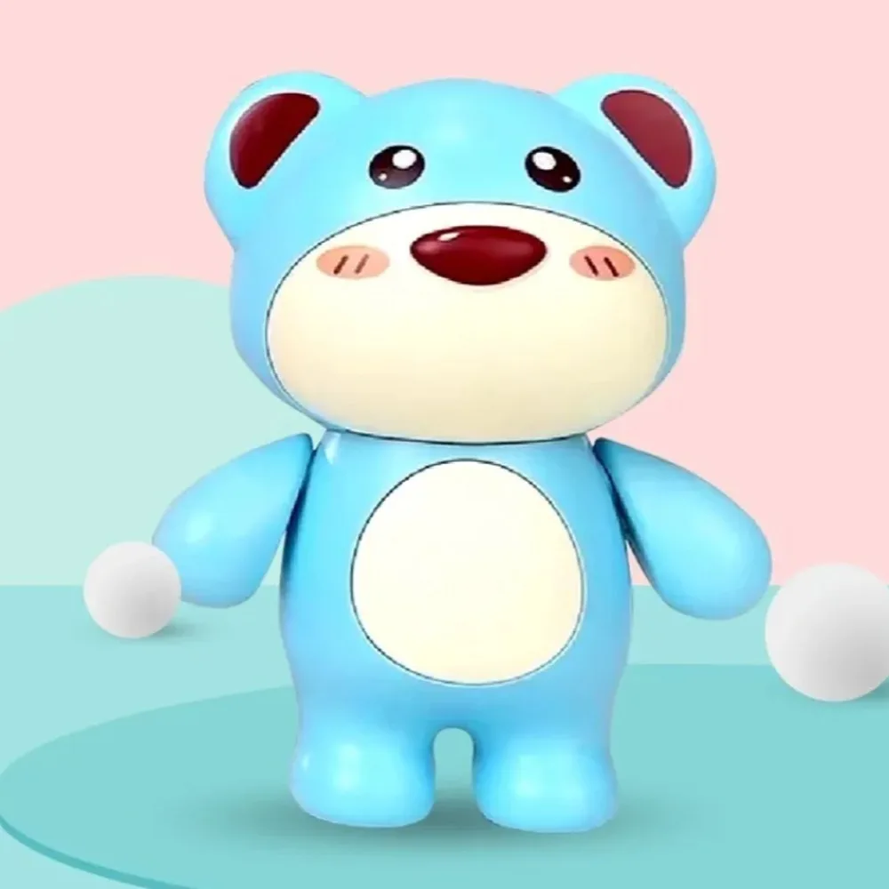 

Savings Tank Cute Bear Piggy Bank Decorative Arm Movable Little Money Boxes Pink Blue Bear Kids Storage Box Home Decoration