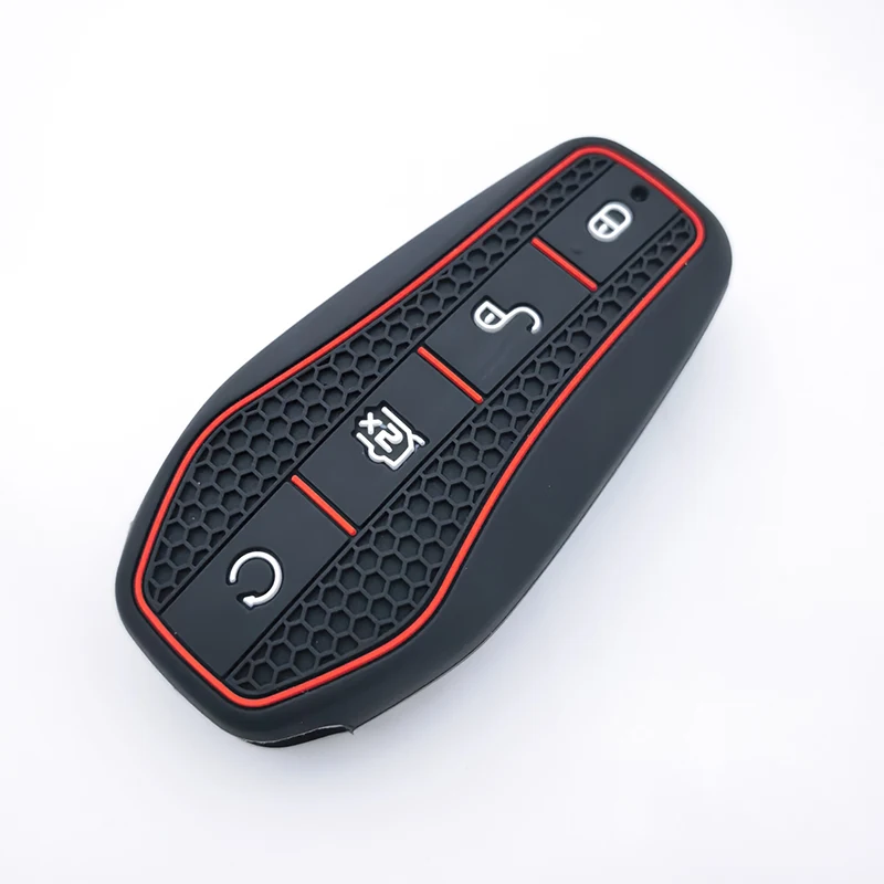 Silikon Auto Fernbedienung Schlüssel Abdeckung Halter Kette Schlüssel Fall für BYD Atto 3 Han EV Dolphin Song PRO Max Tang DM Yuan Dolphin E2 Qin PLUS