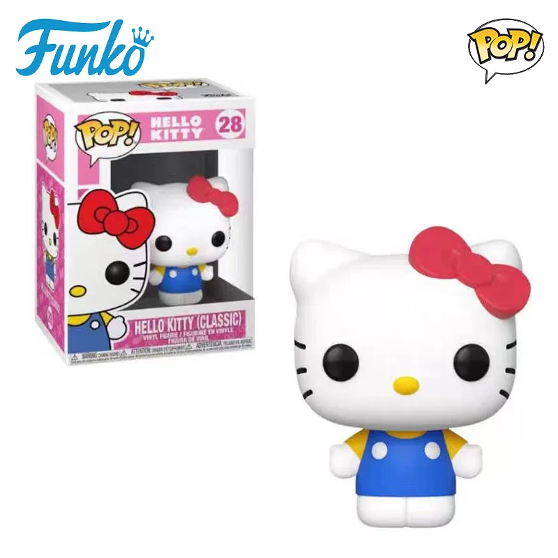 

Funko POP Original Genuine Hello Kitty Classic 28 Action Figure Toys for Boys Girls Kids Gift Collectible Model Ornaments