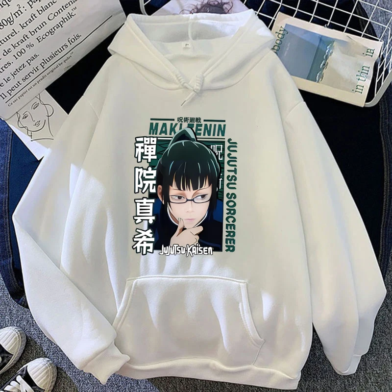 Fashion Unisex Hoodie Anime Zenin Maki Hoodies Men And Women Streetwear Pullover Harajuku Tops