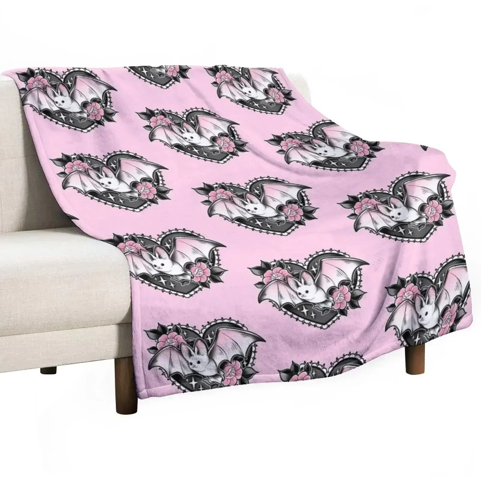 

Little Bat Throw Blanket Thermals For Travel Soft Big Blankets