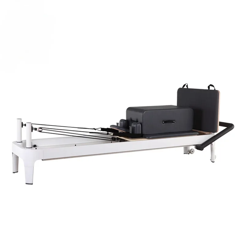 Pilates America White Aluminum  with sitting box jump board auto rope system