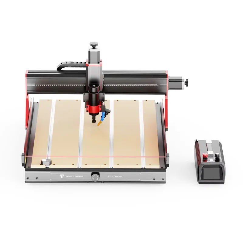 For TTC6050 600*500mm 3 Axis 3D CNC Wood Router Machine with Single Spindle Bearing