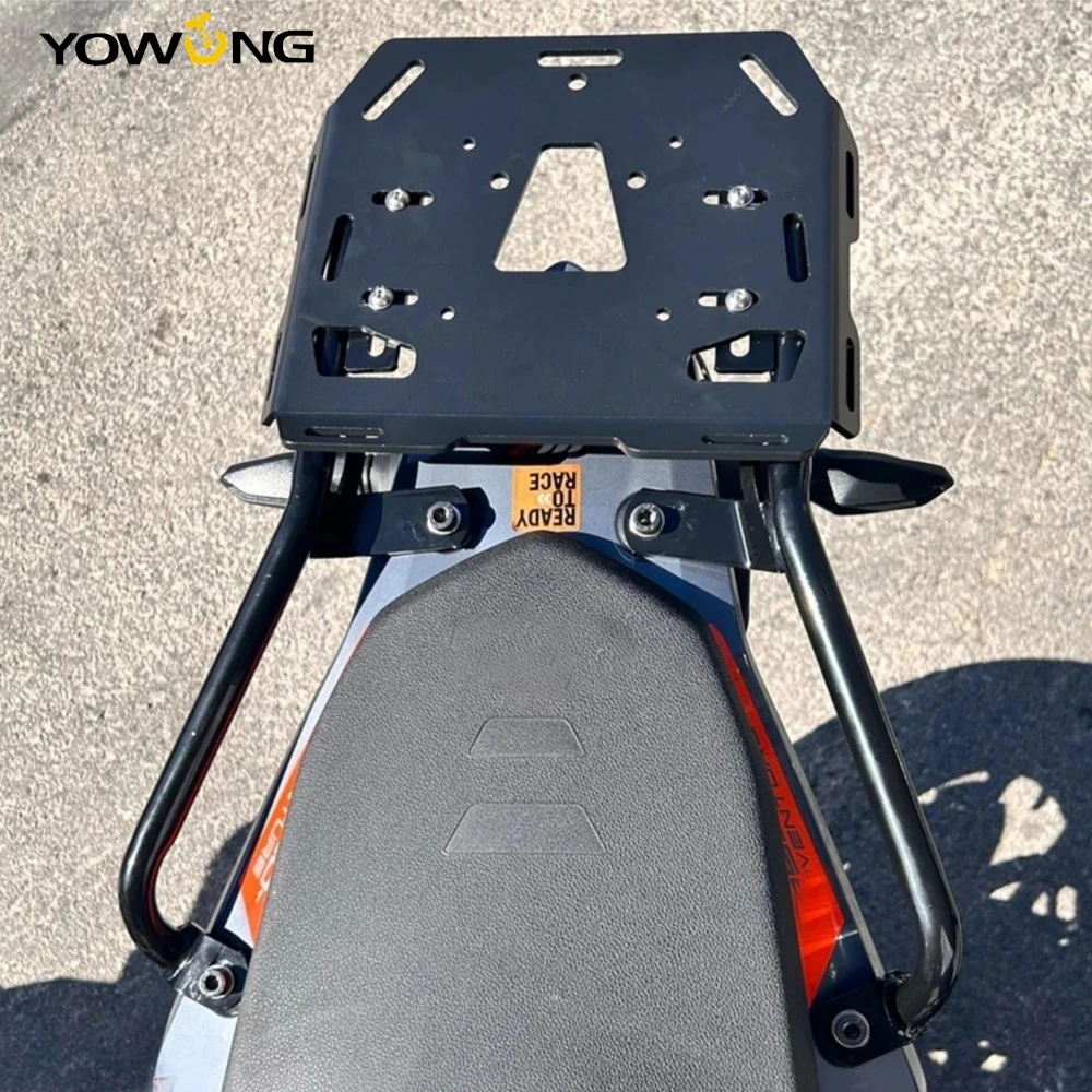 

For 390 ADVENTURE Motorcycle Rear Luggage Rack Tie Down Cargo Top Case Rear Carrier Support Bracket 390Adv 2021 2022 2023 2024