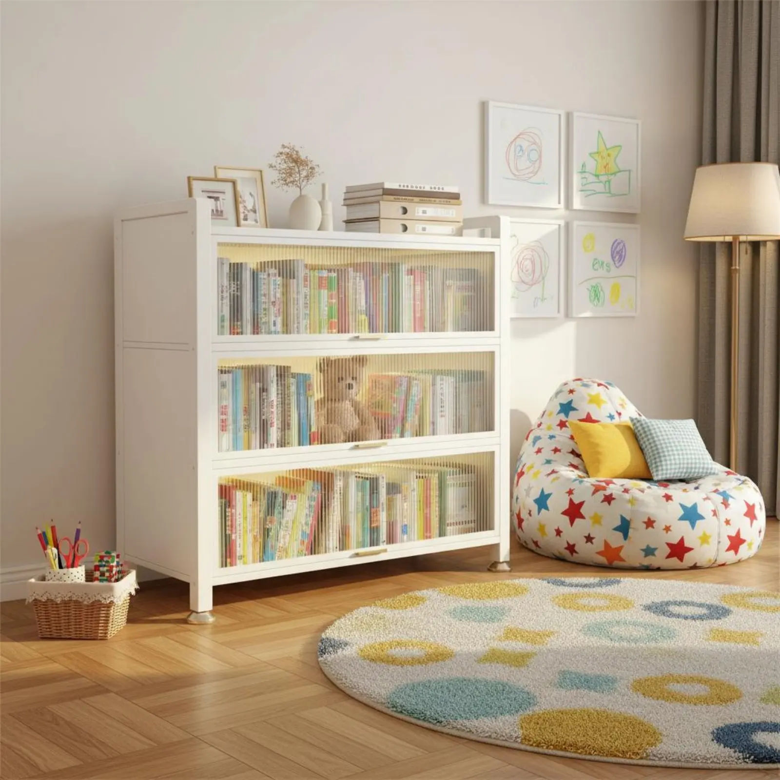 armoire-de-rangement-en-acier-avec-portes-cannelees-grande-capacite-meuble-de-presentation-autoportant-organisateur-de-rangement-moderne-robuste