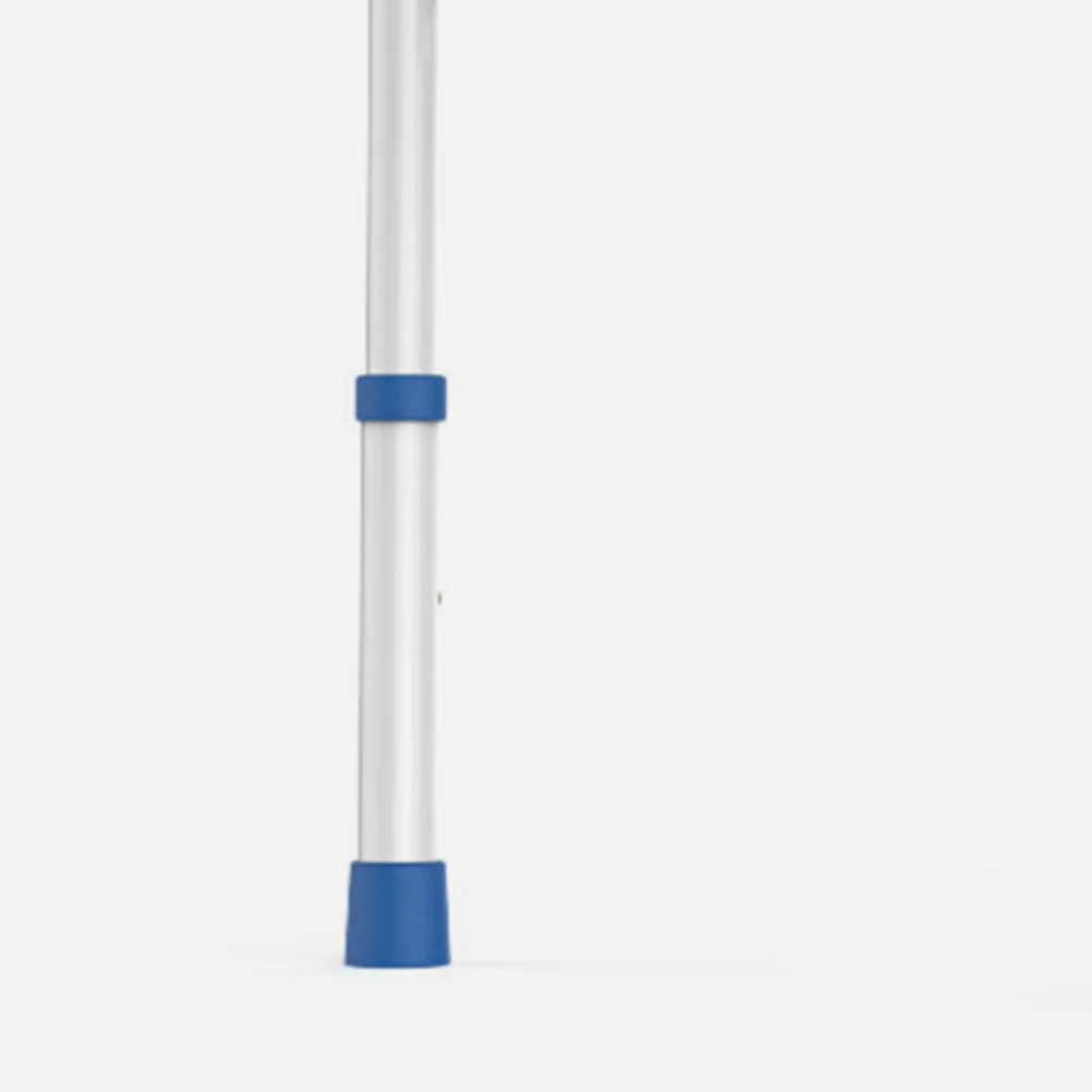 

4 Pcs Blue Toilet Crutch Pole Replacement Non Slip Walking Cane Tips Rubber Material Anti Skid Wear Resistant Bath Facility