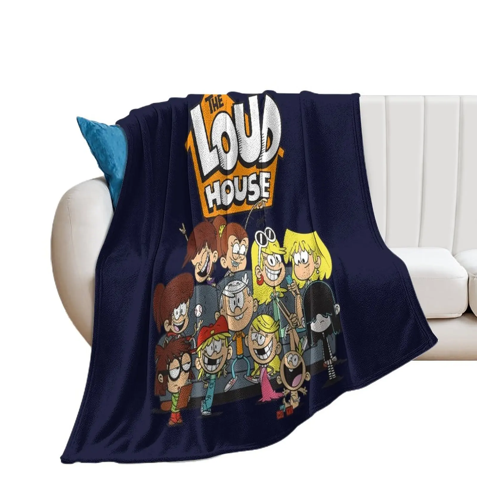 

Nickelodeon The Loud House Character Throw Blanket Blankets Sofas Of Decoration Retros For Sofa Thin Sofas Blankets