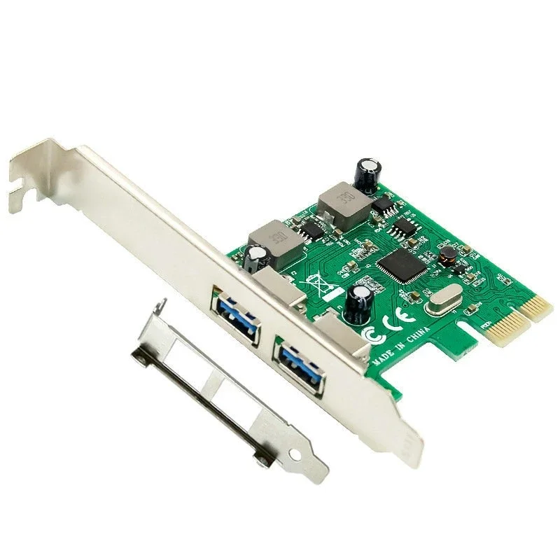 

PCI-E to USB3.0 expansion card 5G desktop motherboard HUB hub ASM1042 computer