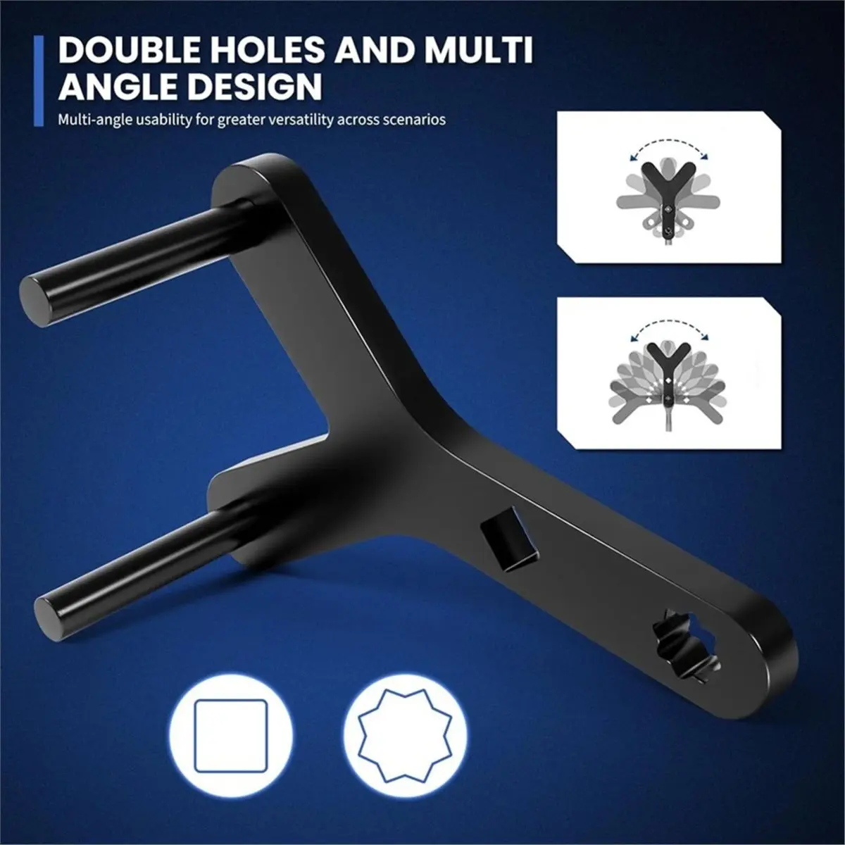 Home Tool Lower Control Pry Bar Tool Set, Drive Suspension Removal Tool, with 2 Pry Bar Wrench Adapter Heads and Extension Rod