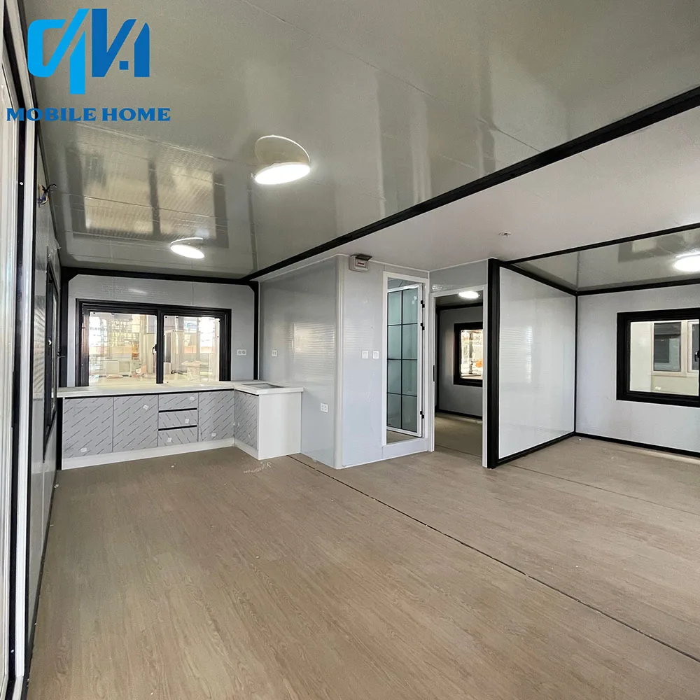 Customized Direct Sale 20Ft 40Ft Container Expandable Prefabricated House Bathroom Villa Prefab Luxury Portable Home Casa Portab