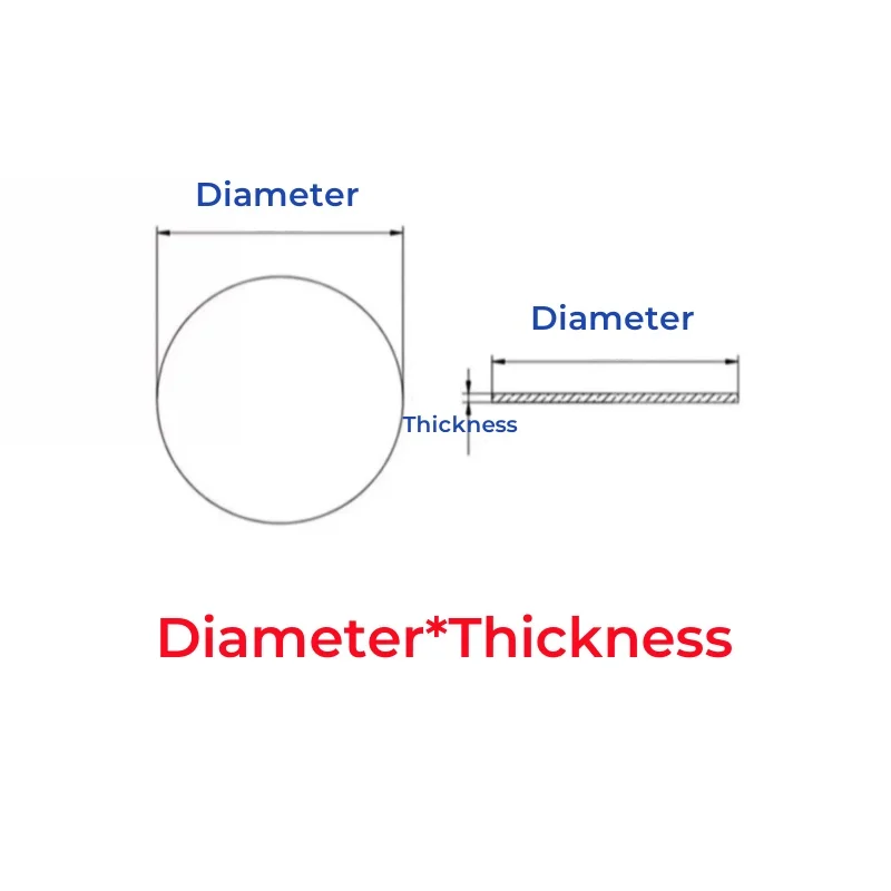 Dia 6~40mm 304 Stianless Steel Circular Plate Solid Round Disc Flat Gasket Stamping Round Metal