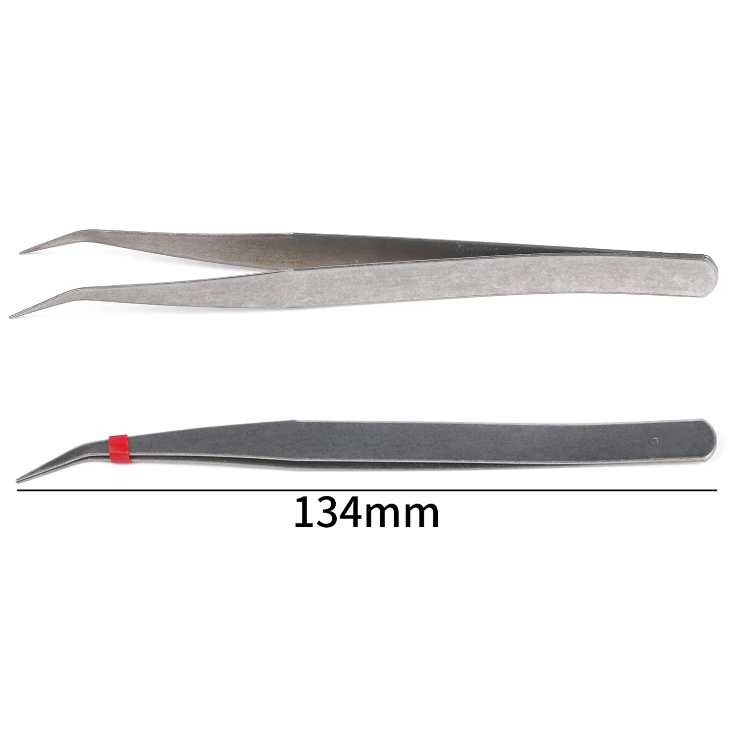 1pcs Professional Jewelry Tweezers Set Straight/Curved Tip Tweezer Chain Tweezer Welding Tweezer Gem Beads Pickup Jewelry Tool