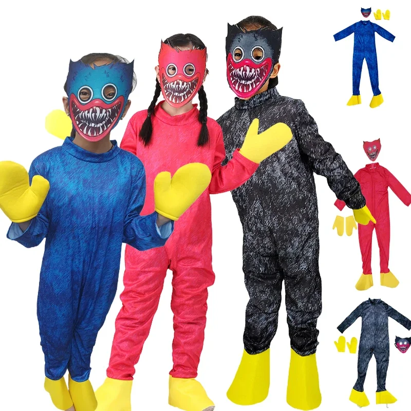 

Halloween Kostuum Voor Kinderen Unisex Grappig Rollenspel Bobbi Korte Pluche Feestjurk Cadeau Carnaval Kostuum Met Masker Voor
