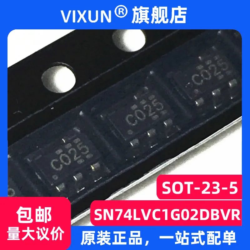 SN74LVC1G02DBVR C025 C02S C02P C02F SOT-23-5 IC 10 STKS