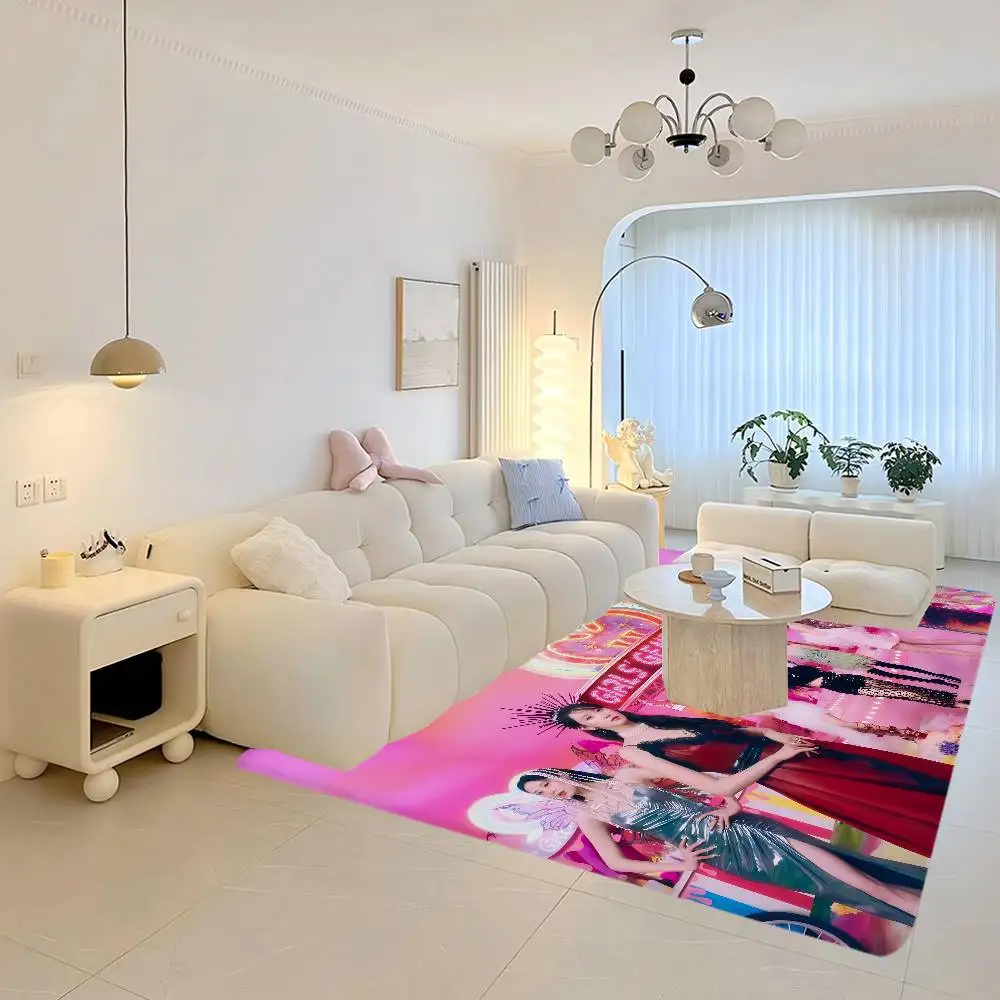 Kpop Group G-Girls S-Generation Floor Mat Non-Slip Laundry Room Mat Laundry Decor Balcony Child Living Room Bedside Mats
