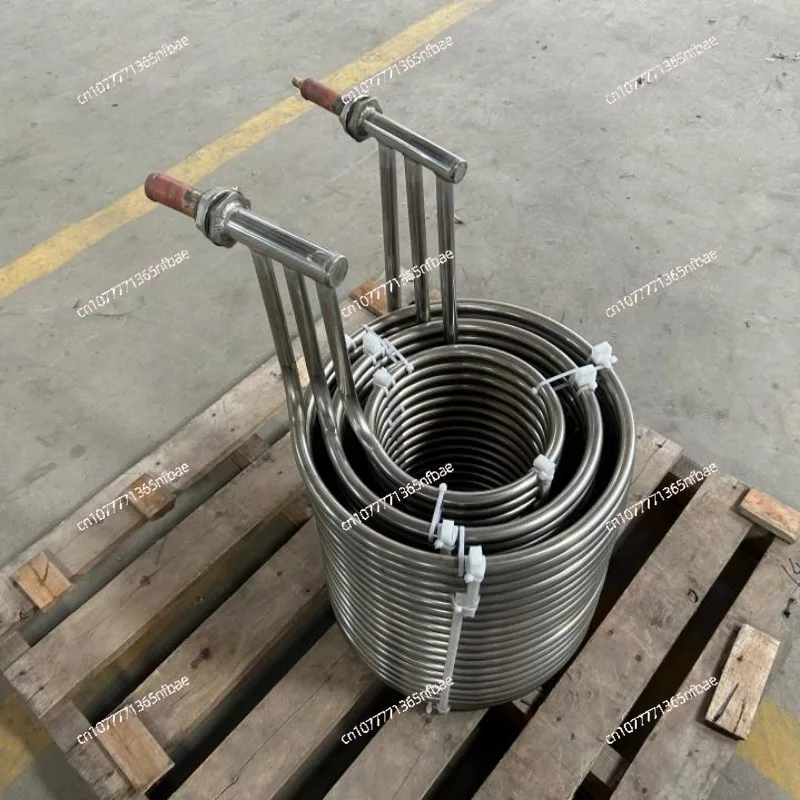 

Titanium tube stainless steel coil evaporator 304 316l coil elbow evaporation heat exchanger