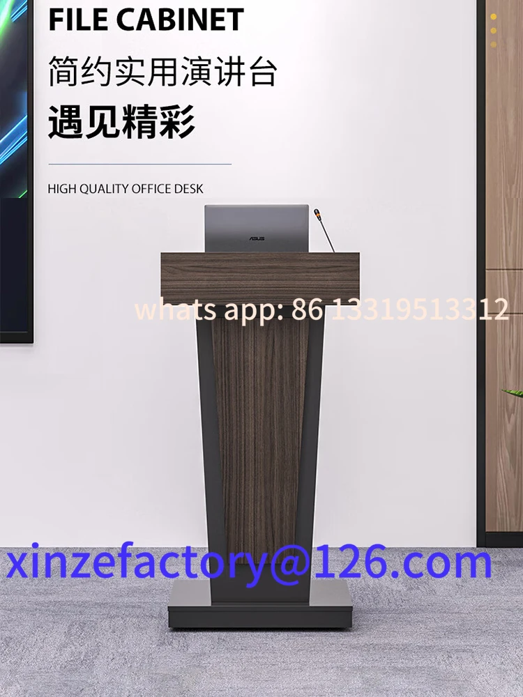

Customizable Master of Ceremonies Movable Chair Podium