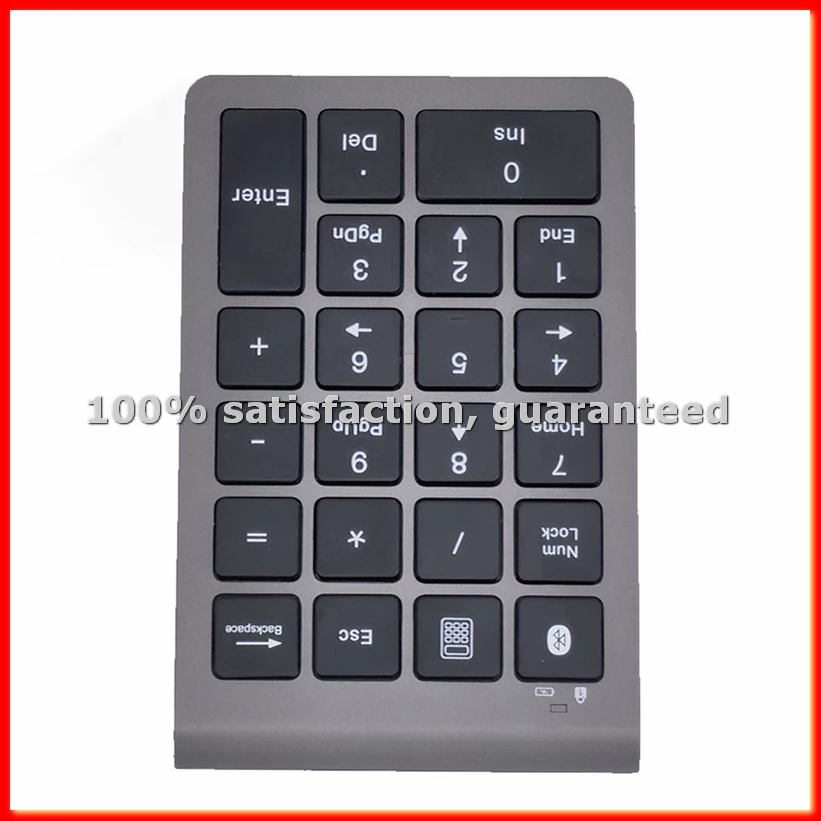 Teclado Numérico Bluetooth Inalámbrico y con Cable USB 2 en 1, Teclado Numérico Recargable para Computadoras Portátiles y de Escritorio-A31R