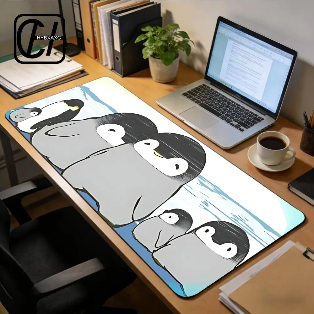 

Penguin Mouse Pad Tablet Laptop xl desktop mouse mat cute HD printing Gaming keyboard pad csgo Player 90x40 HYBXXC