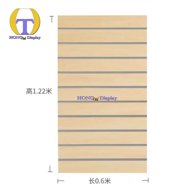 

Custom.Factory Direct Customizable MDF Retail Panel Moisture-Proof FSC-Certified for Retail Shops Slatwall