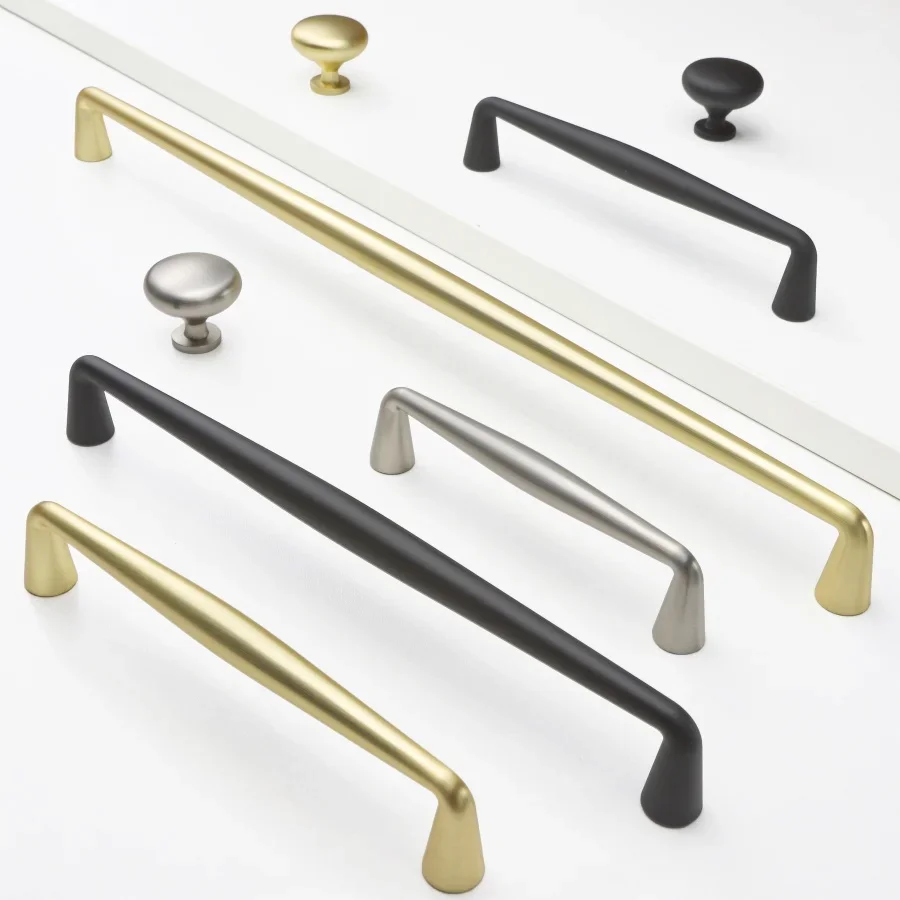 Gold Kitchen Cabinet Handles 800-1000mm Black/silvery Cupboard Door Pull Drawer Knob Bedroom Door Furniture Hardware Accessories