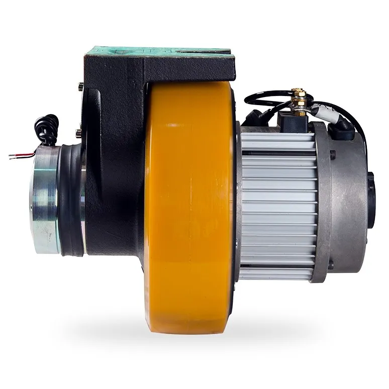 24volt 1.5KW AC Engine Wheel Motor Wheel Knit Polyurethane Forklift Wheel Stacker Drive Unit