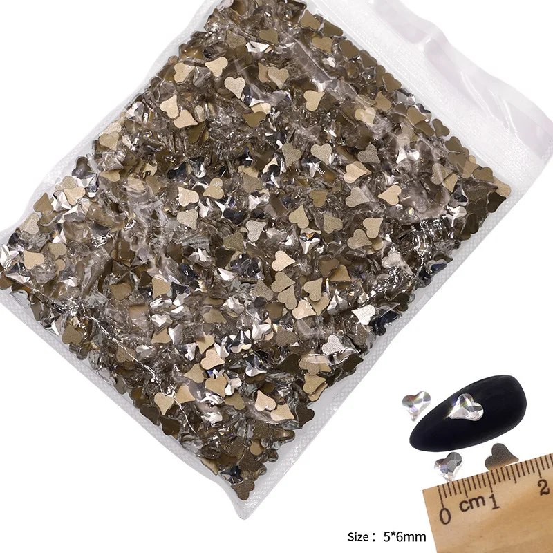 VDD P541-P580 Großhandel 1440 Stück Glas-Kristall-Strass mit flacher Rückseite, Glitzerstein in verschiedenen Formen für DIY-Bastelarbeiten, Nagelkunst und Dekoration – Detail 27