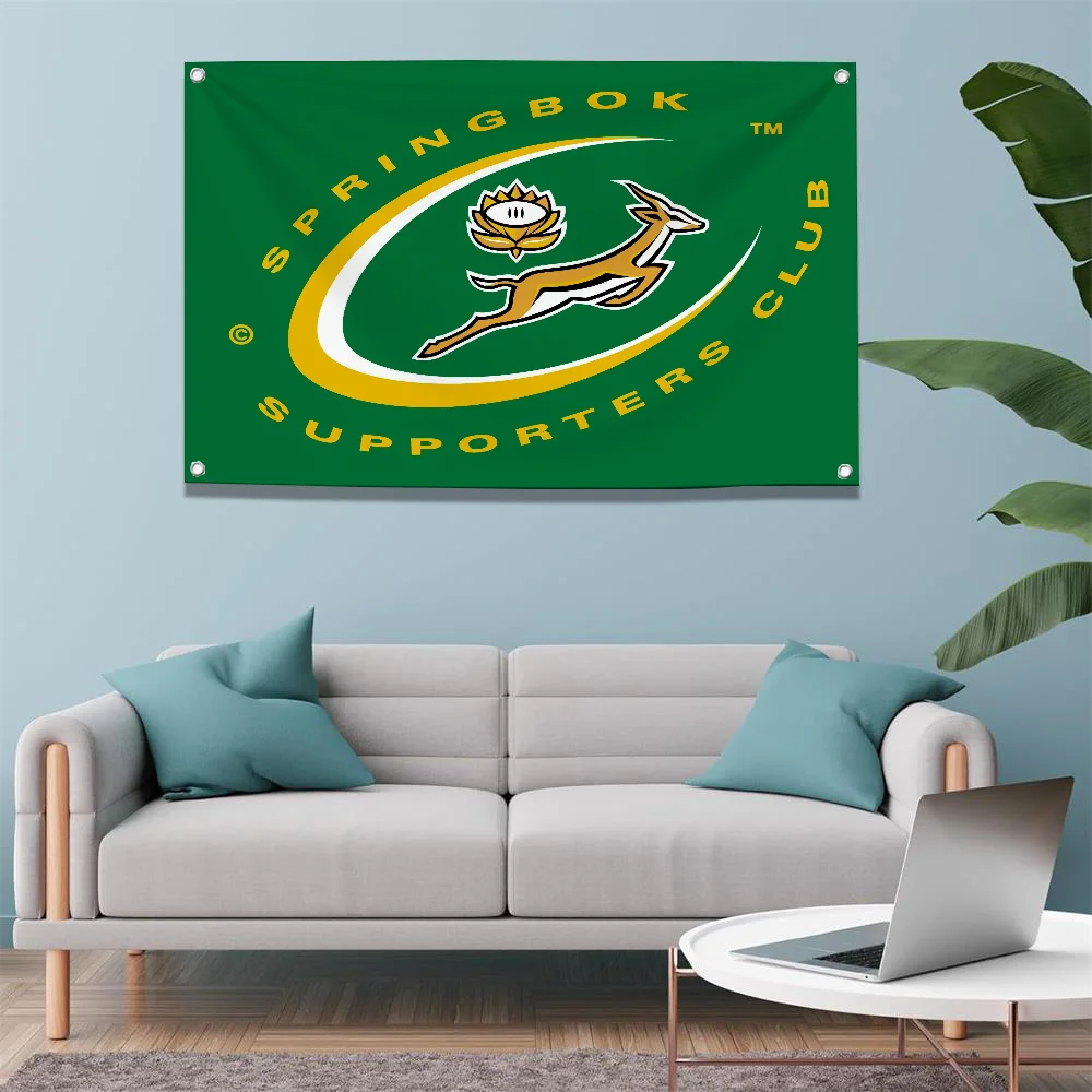 South AfricaS SpringbokS Idol Flag Pole Custom Flags for Bedrooms Tapestry Japanese Decoration Camping as Roma Gundam Inter Txt