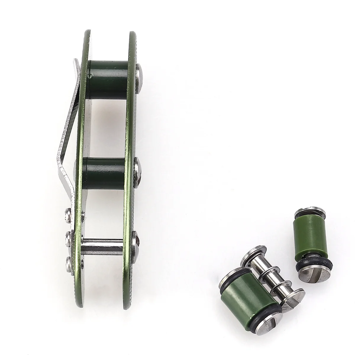 مفتاح ألومنيوم 74 × 14 مم من سبائك الضوء الصلب تصميم سطح غير قابل للانزلاق 6 مفاتيح أو أقل محمولة للاستخدام اليومي في الهواء الطلق #3