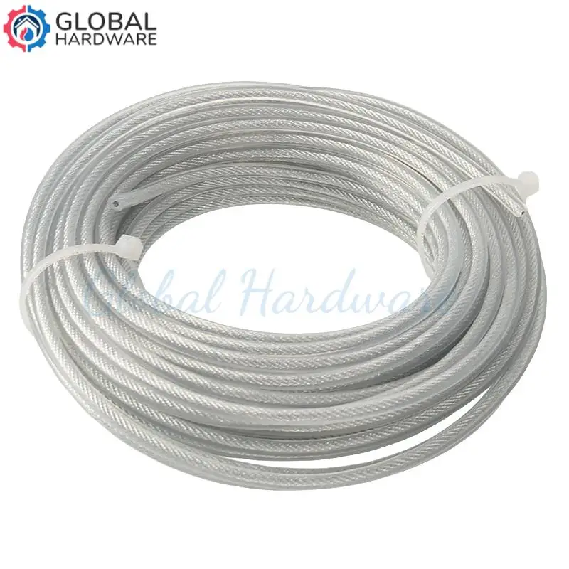 

10M Steel Wire Nylon Grass Trimmer Line Brushcutter Trimmer Rope Lawn Mower Cord Long Round Roll Grass Replacement3.0mm