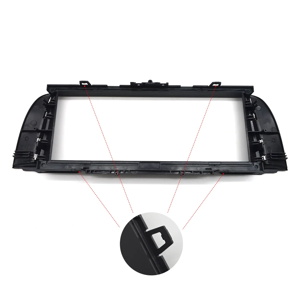 For BMW F10 ID4 Painted Piano Black Radio Frame LCD Display Screen Decorative Frame