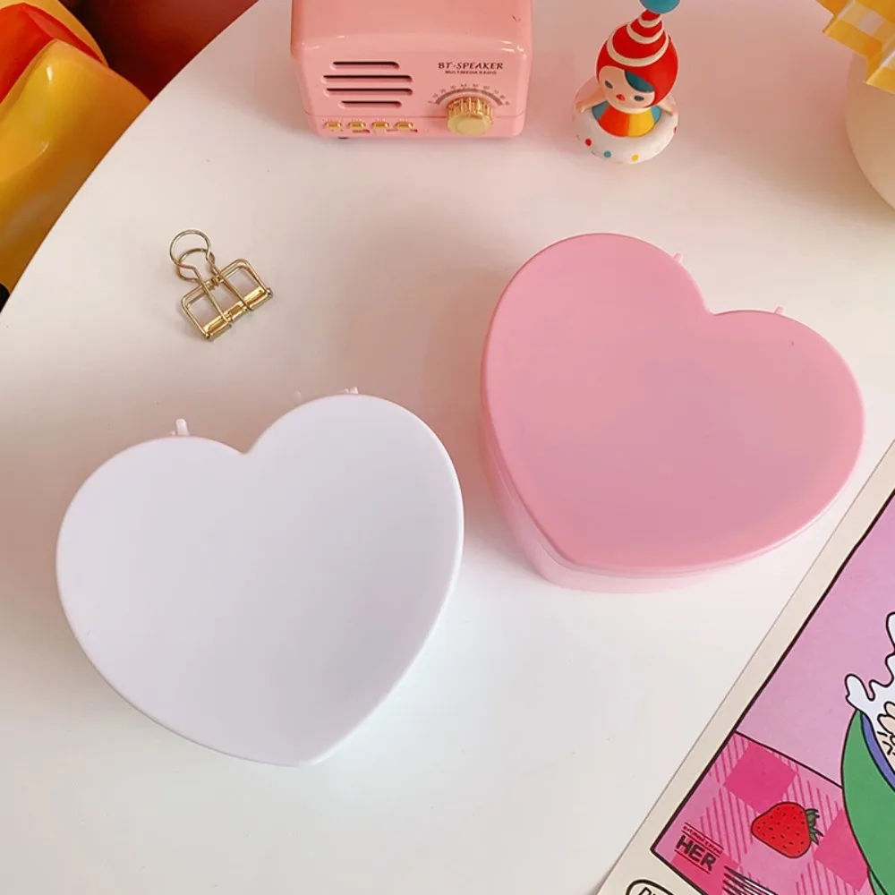 Heart Shape Jewelry Box Double Layer with Mirror