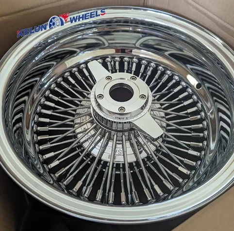 

KELUN Brand 2023 Chrome Wire Wheels for Cars High Performance Spoke Wire Wheel
