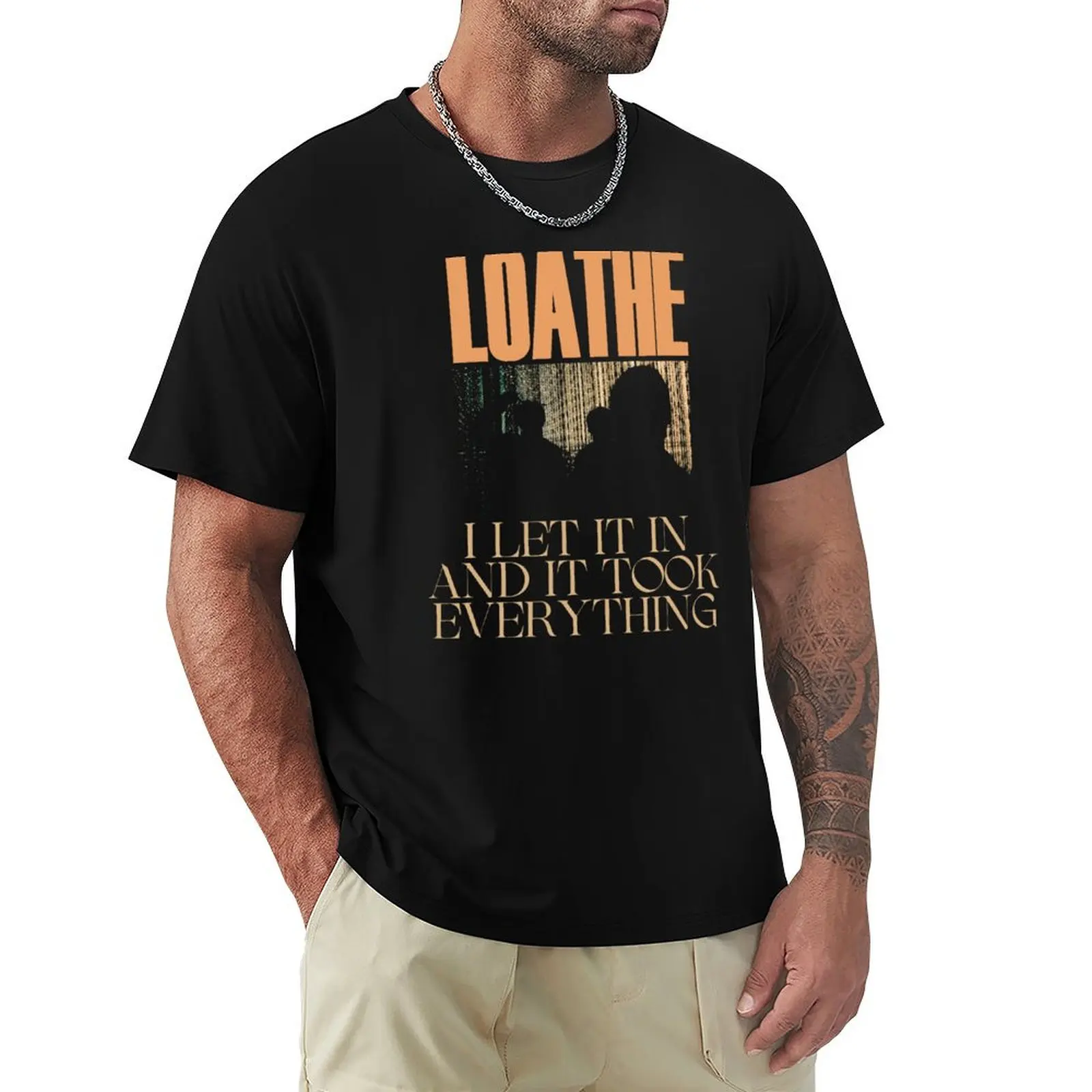 

LOATHE T-Shirt man clothes shirts graphic affliction shirts oversized t shirts for men
