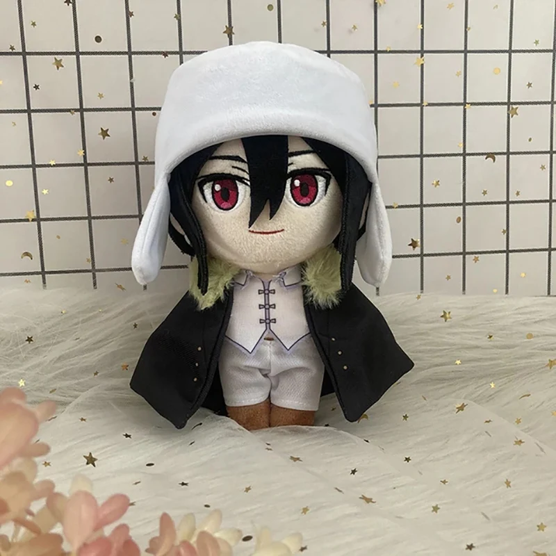 20cm Anime Dazai Osamu Osamu Dazai Nakahara Chuya Sigma Gogol Fyodor Dostoyevsky Cute Soft Stuffed Pillow Kids Birthday Gift