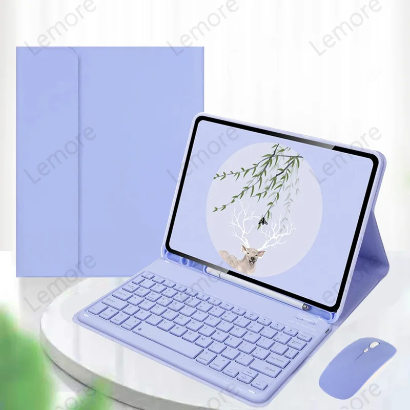 Case with Keyboard for Xiaomi Redmi Pad 2 9.7 inch 2026 Case with Pencil Slot Stand Cover Rechargeable Keyboard