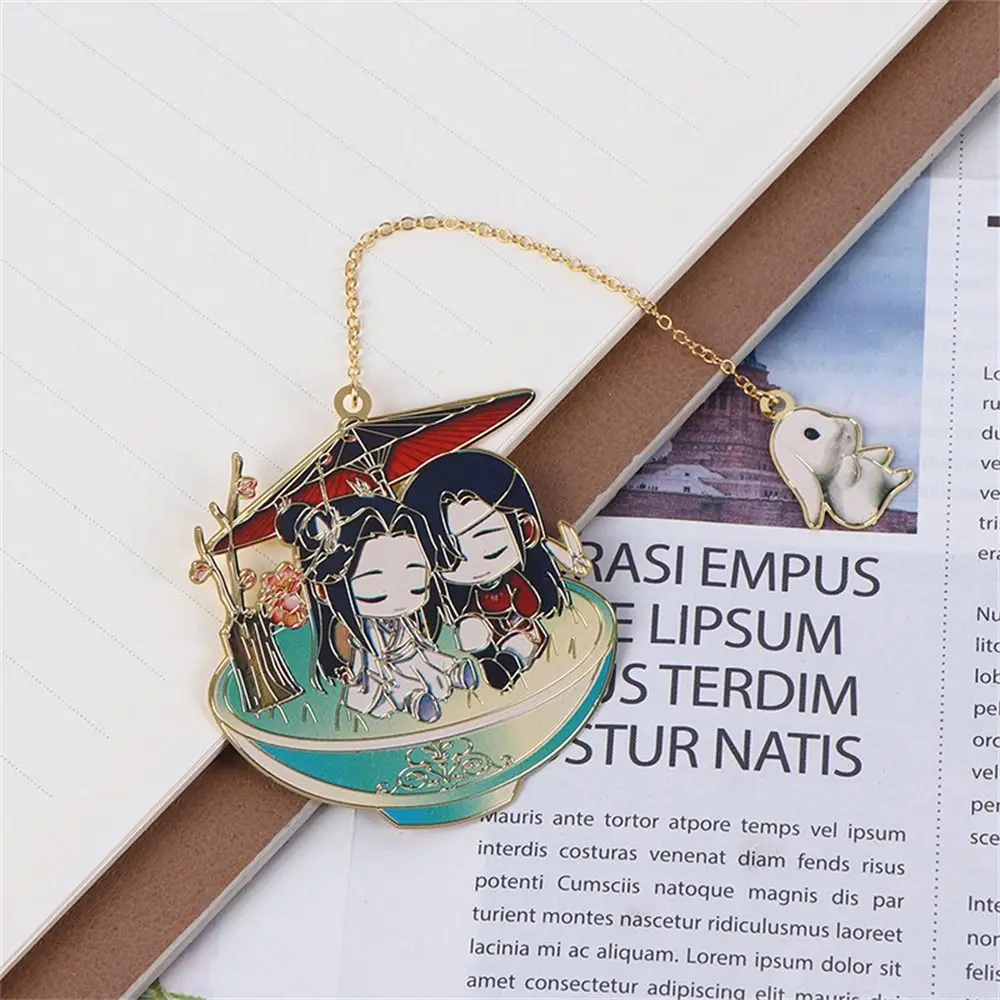 Anime Exquisite Demonic Cultivation Mo Dao Zu Shi Students Lan Wangji Hollowing Bookmark Bookmark Paper Cilp Metal Bookmark