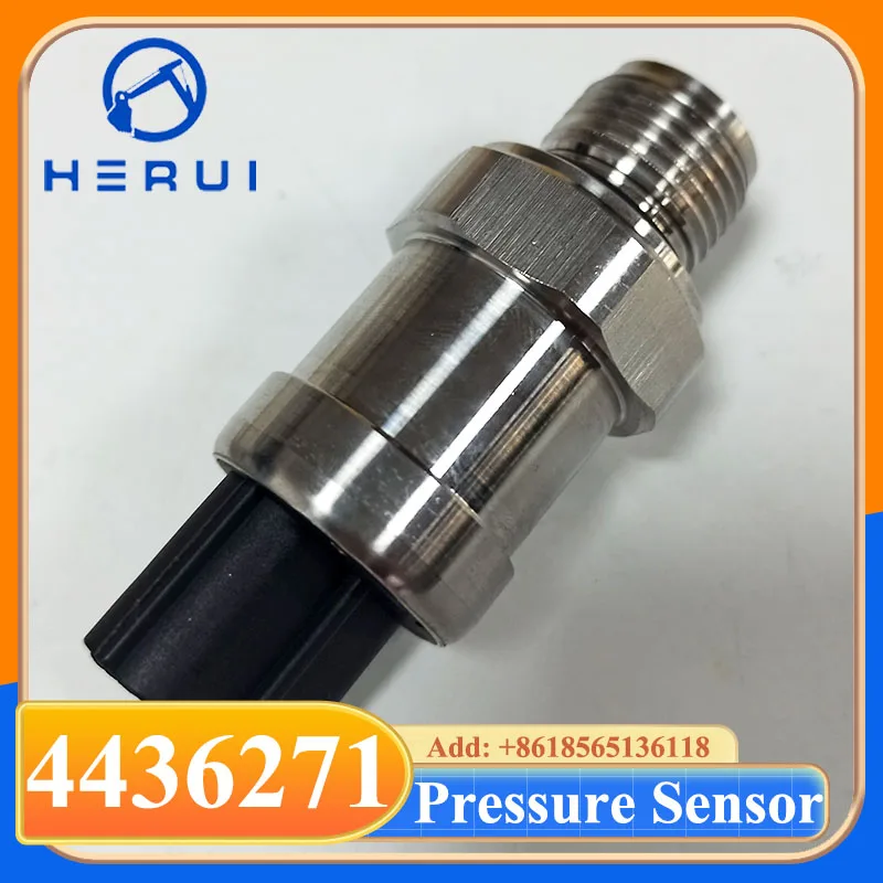 High Pressure Sensor Hydraulic Pump Pressure Switch For EX200-2 EX220-3 EX200-5 4436271 4355012 KM11