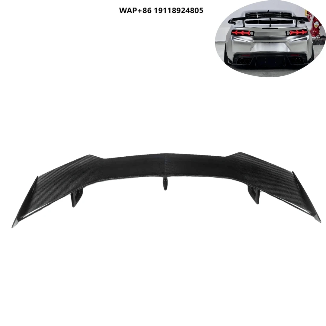 

High Quality 16-18 Year Old Car Spoiler with Rear Trunk wings Suitable for Camaro ZL1 1LE Style Carbon Fiber Spoiler