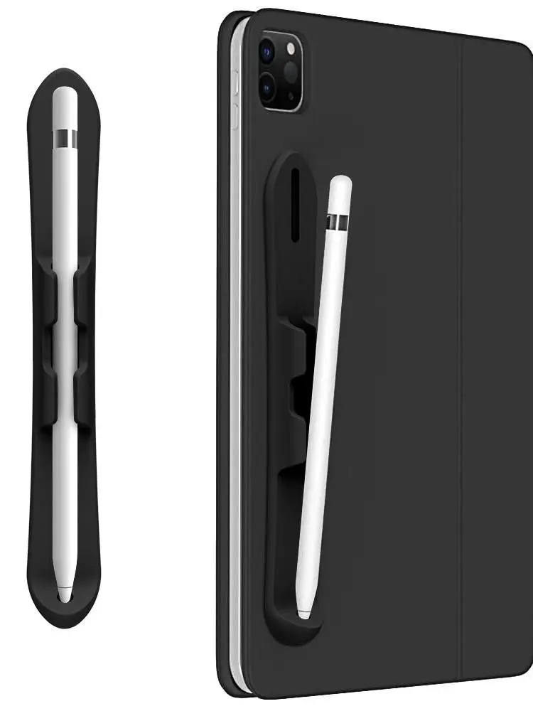 Siliconen potloodhouder Zelfklevend Anti-verlies Tablet Touch Pen Slot Flexibel Multifunctioneel voor potlood 1e/2e generatie - afbeelding 2