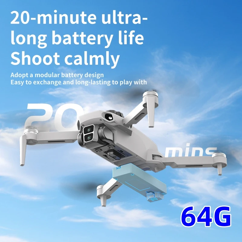 2025 New L600-1 PRO GPS Drone 8K Professional HD Dual Camera Screen Control Laser Obstacle Avoidance FPV Drones Quadcopter